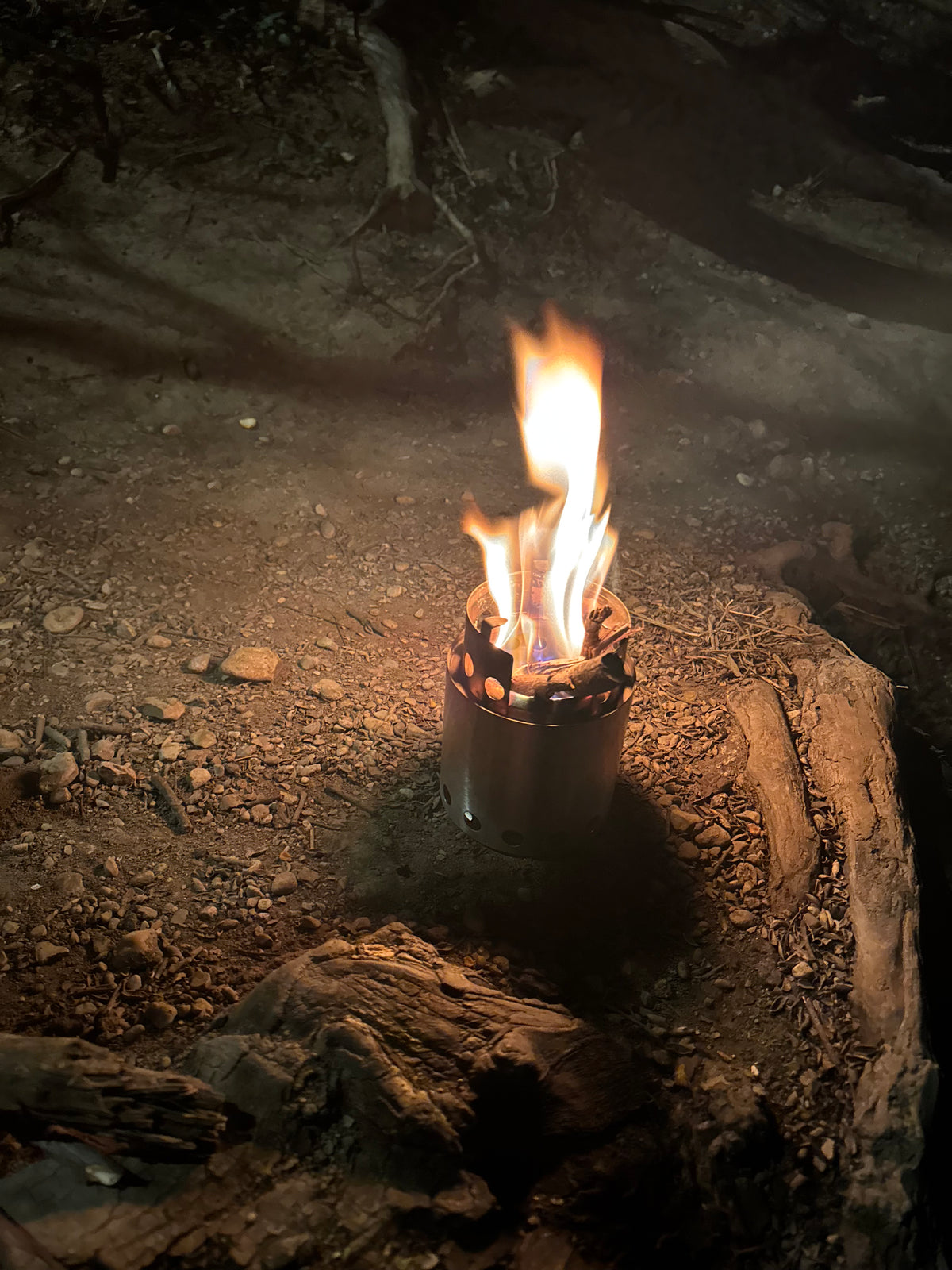 Solo Stove Lite - Portable Camping Hiking and Survival Stove | Powerful Efficient Wood Burning and Low Smoke | Gassification Rocket Stove for Quick Boil | Compact 4.2 Inches and Lightweight 9 Ounces