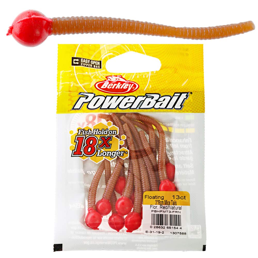 Berkley PowerBait Floating Mice Tails Fishing Soft Bait (1)