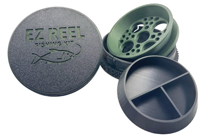 EZ Reel Fishing Kit – Pocket Size Handline Fishing Reel | Ultimate Compact Rodless Reel Fishing Kit for Hiking, Outdoors, and Adventure.