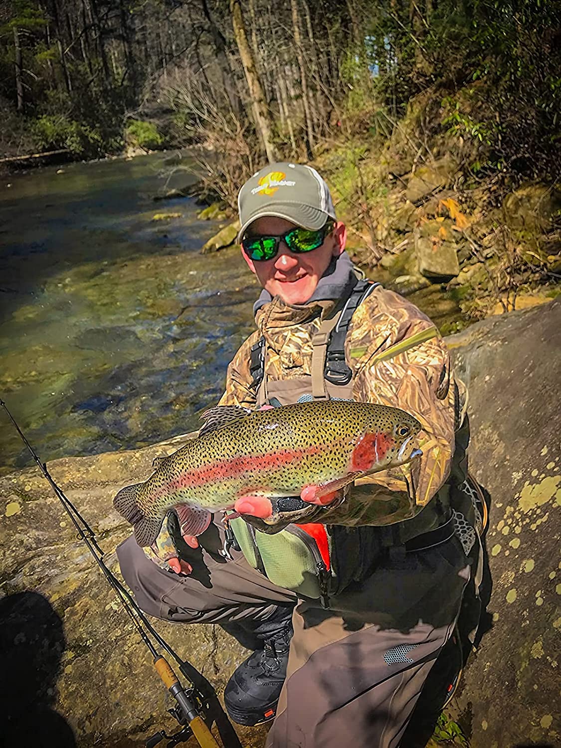Trout Magnet Trout S.O.S. Fishing Line - 2lb Test, 350 Yard Spool, .16mm Diameter - The Strongest Light Invisible Fishing Line - Made in the USA with Smooth Copolymer for Kink-Free Tangle-Free Fishing